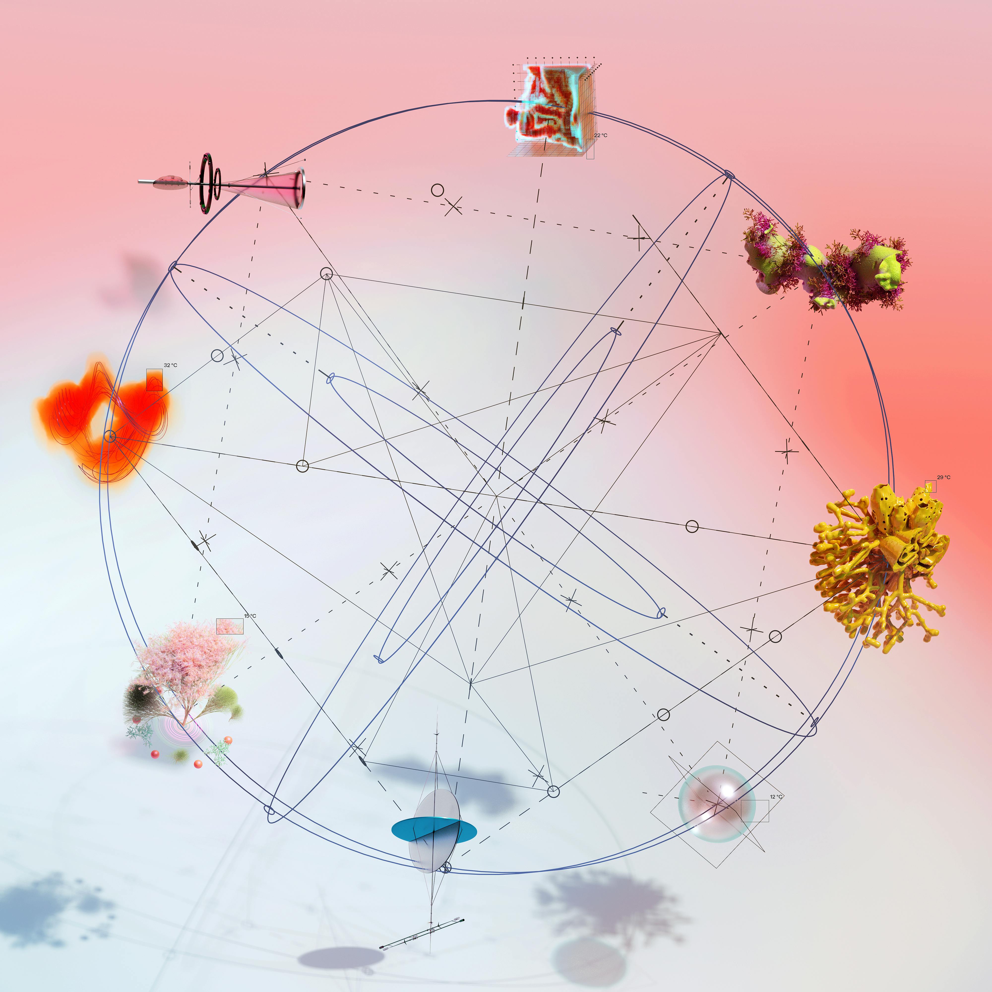 Illustration of combining vision and language modalities